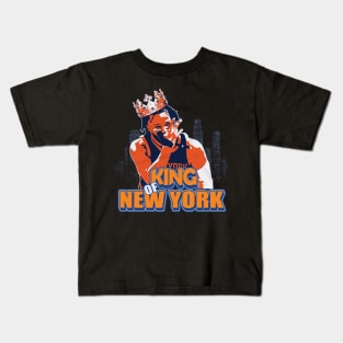 Jalen Brunson King Of New York Kids T-Shirt